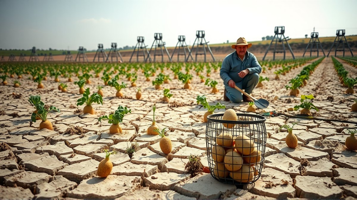 Drought 2026: France's potato harvest to fall by at least 23 percent