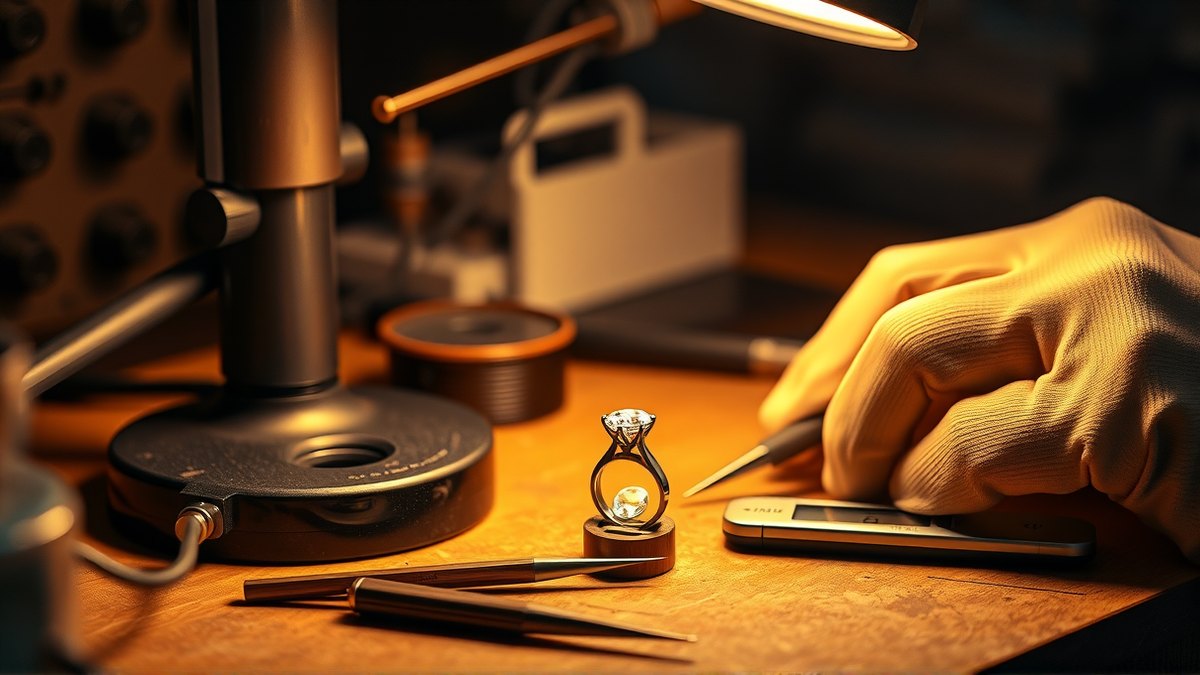 Bijoux : les diamants baissent, mais la précision du métier tient les prix