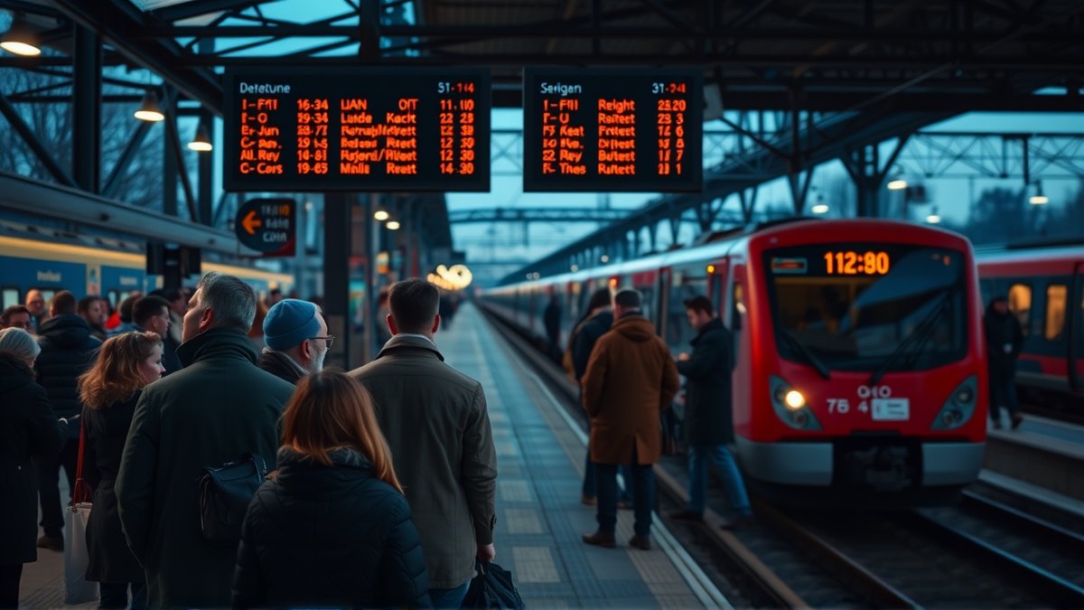 Deutsche Bahn: 147 million euros in profit, but only 58.7 percent of trains on time