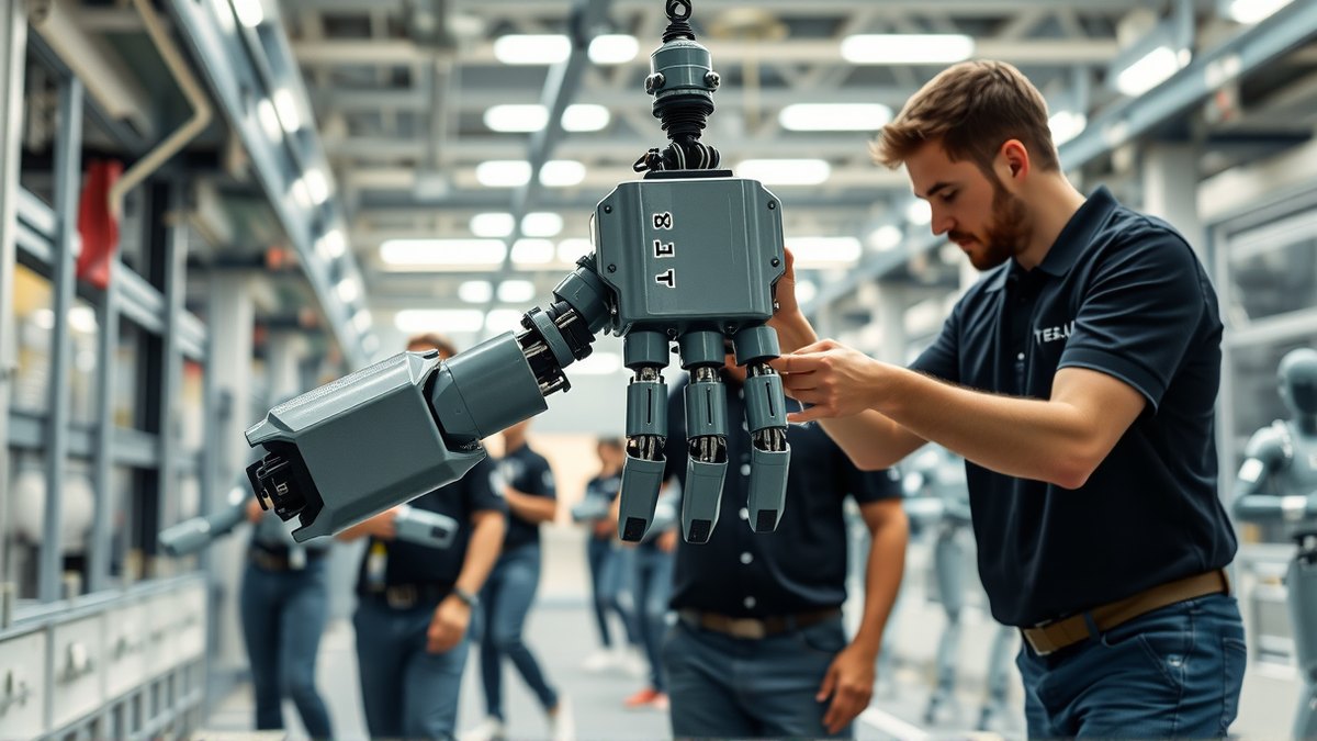Robotik: Bei Teslas Optimus V3 hakt es an den Händen und an der KI